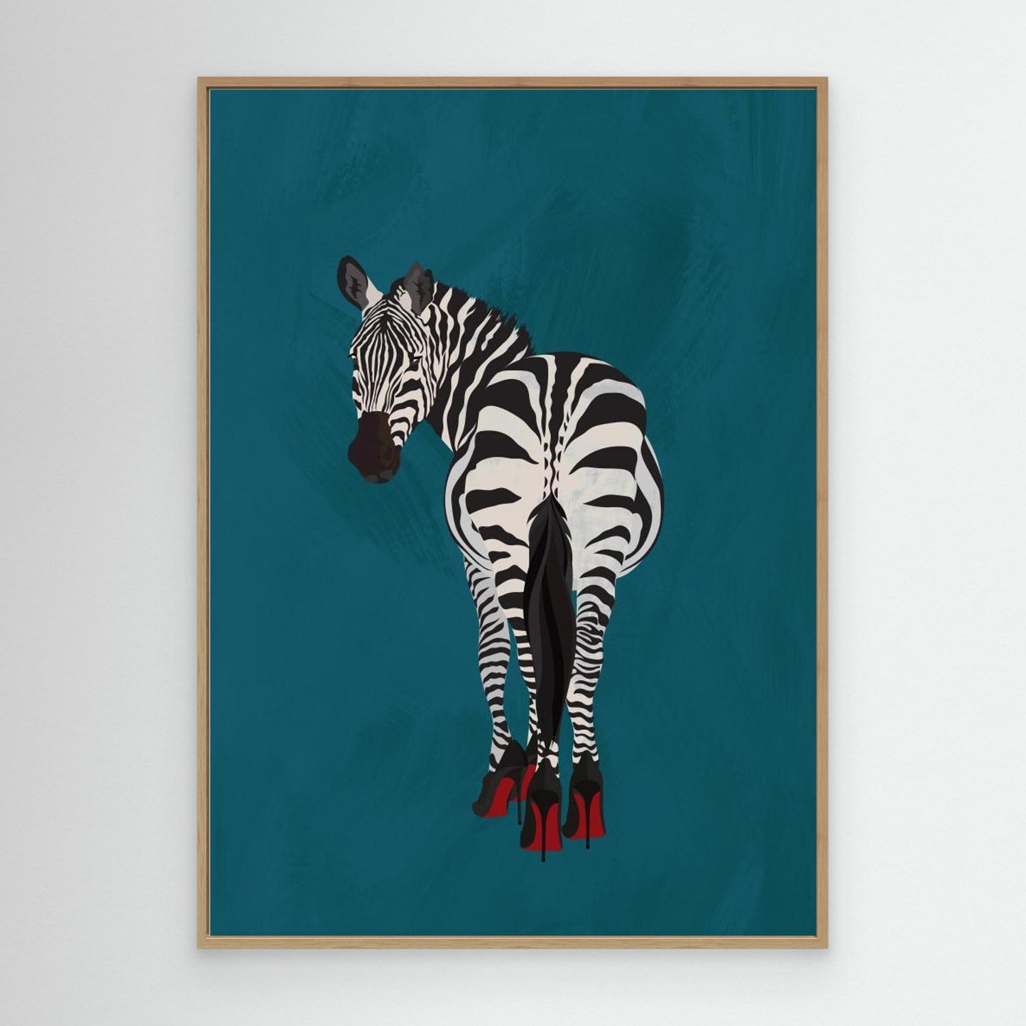 Zebra heels by Sarah Manovski