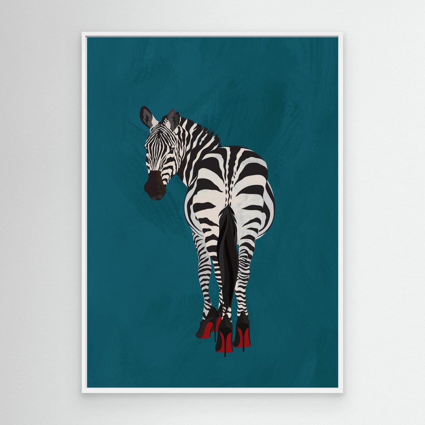 Zebra heels by Sarah Manovski