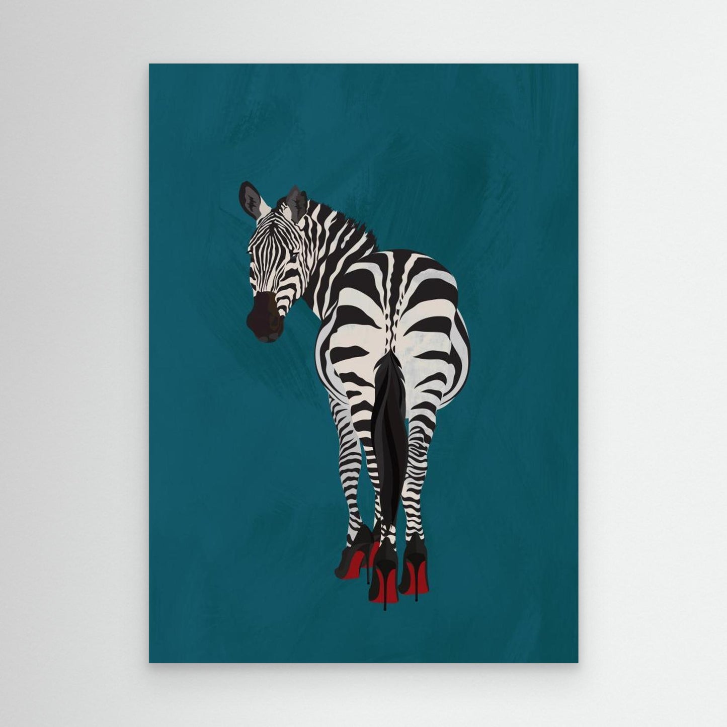 Zebra heels by Sarah Manovski