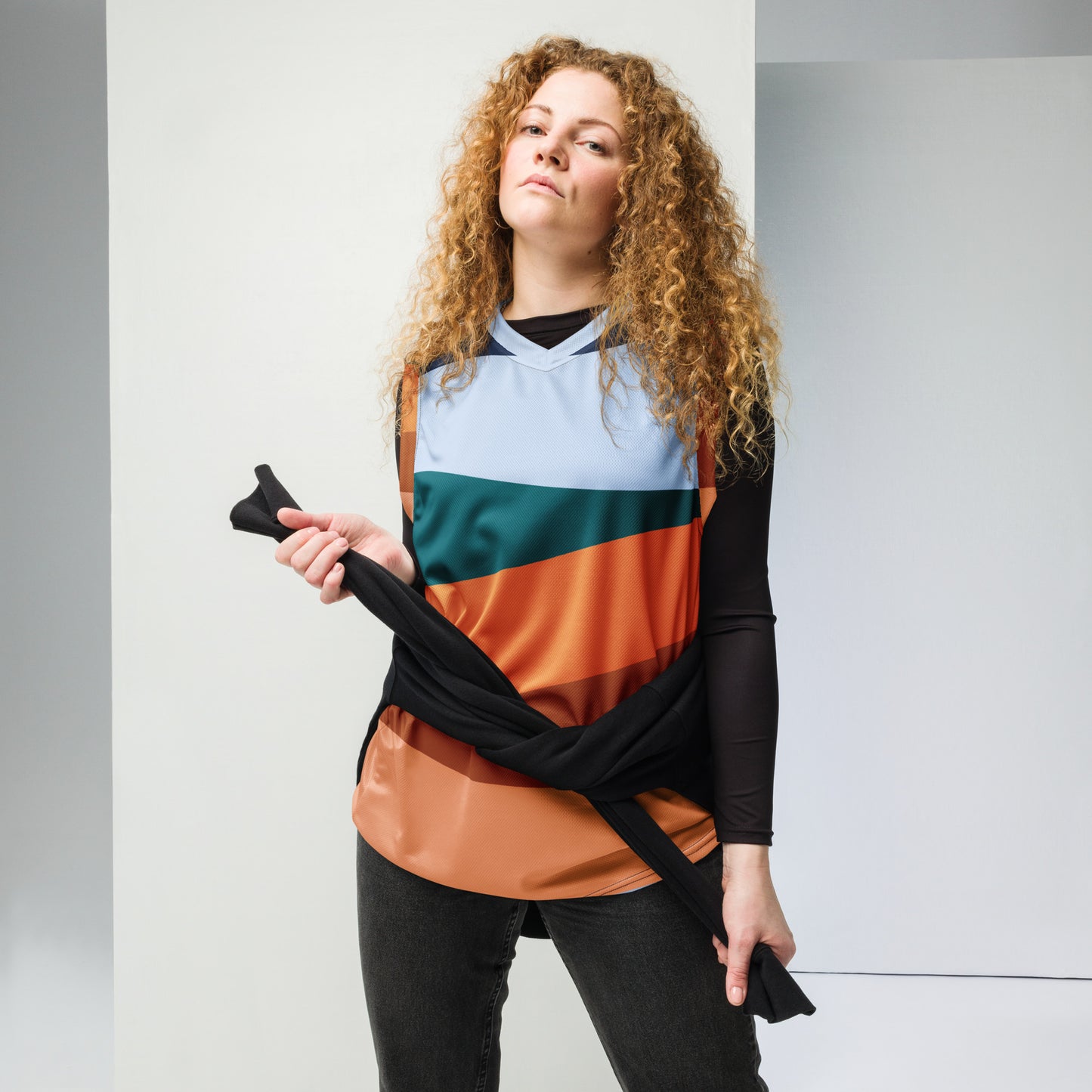 Personalised Recycled unisex basketball jersey