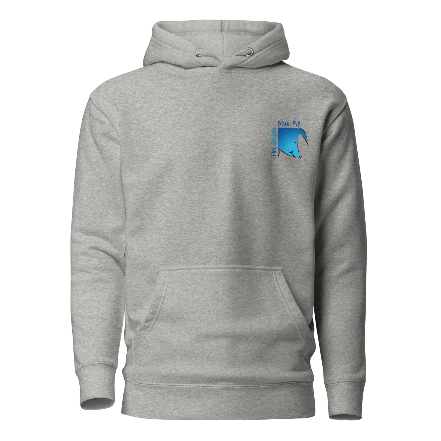 The Bright Blue Pig Unisex Hoodie