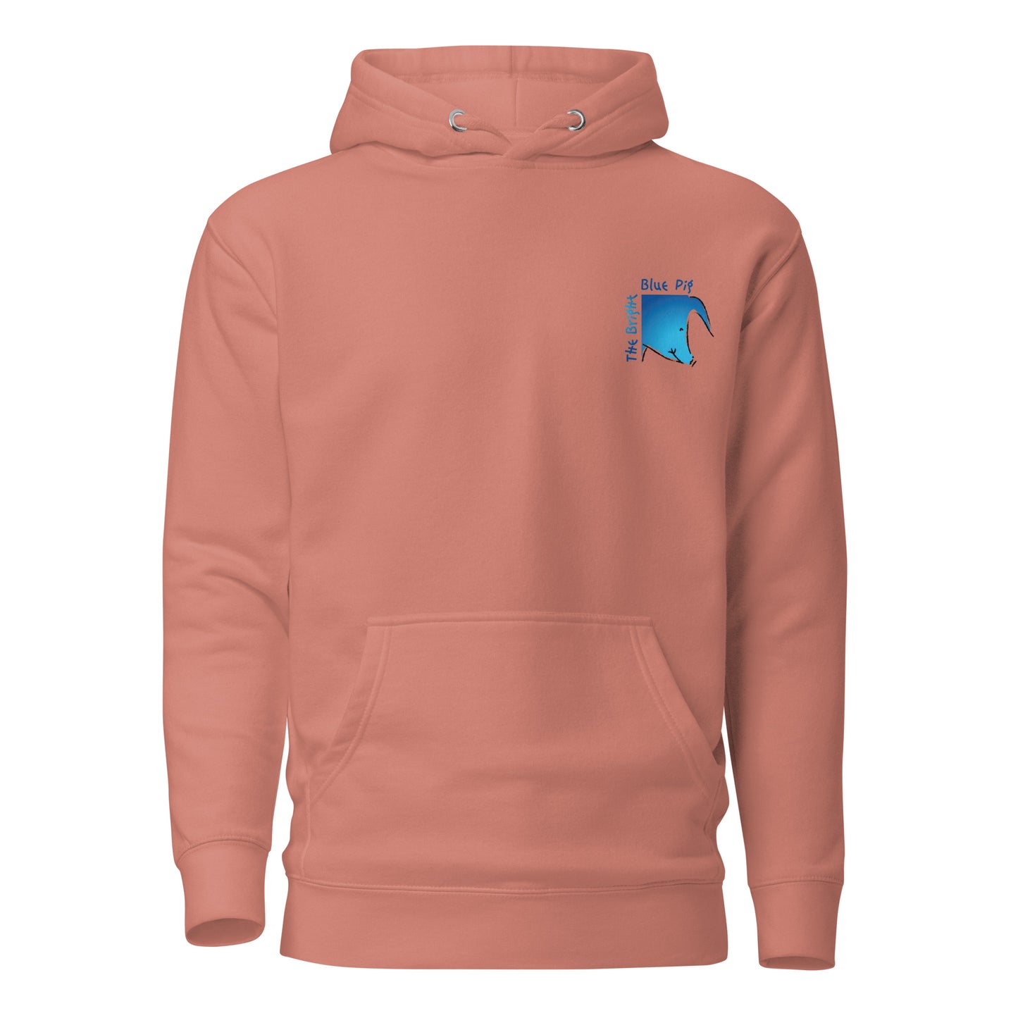 The Bright Blue Pig Unisex Hoodie