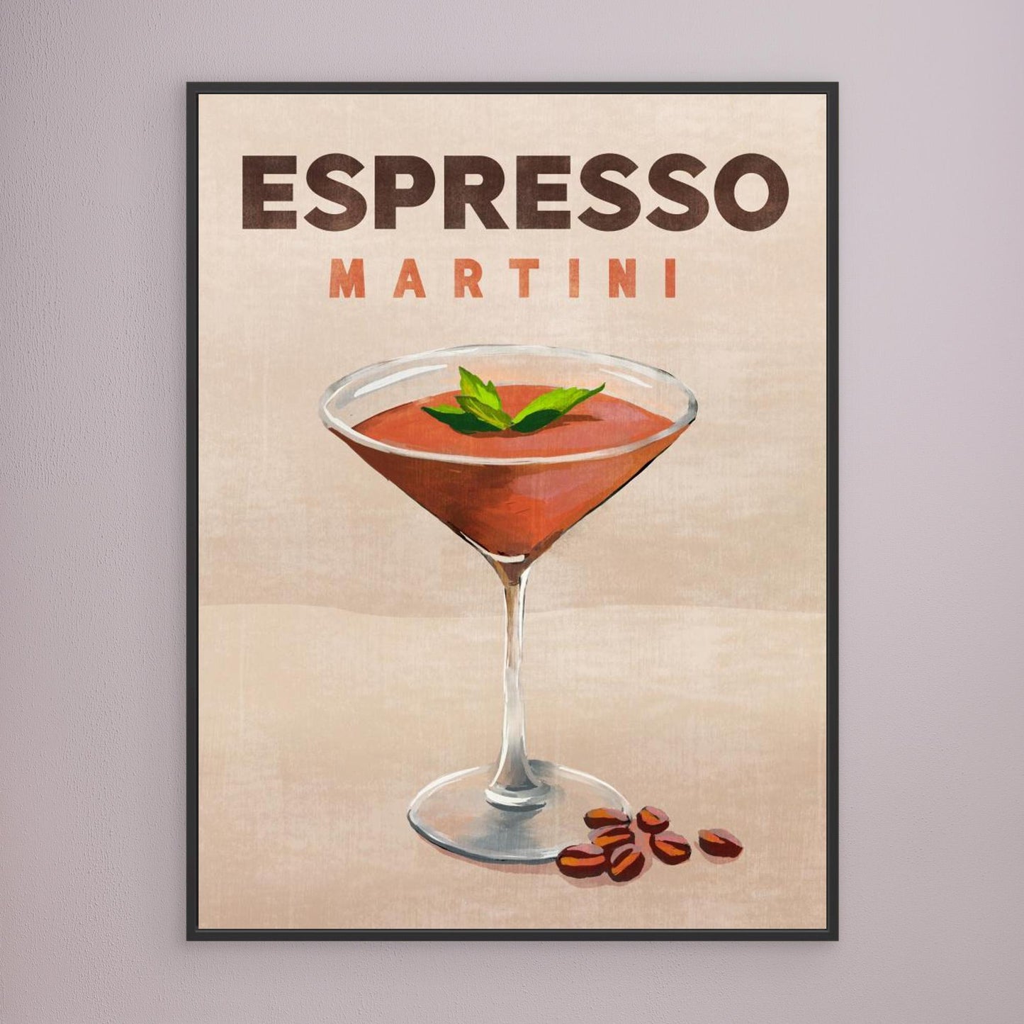 Espresso Martini Cocktail Bar Decor by The Whiskey Ginger
