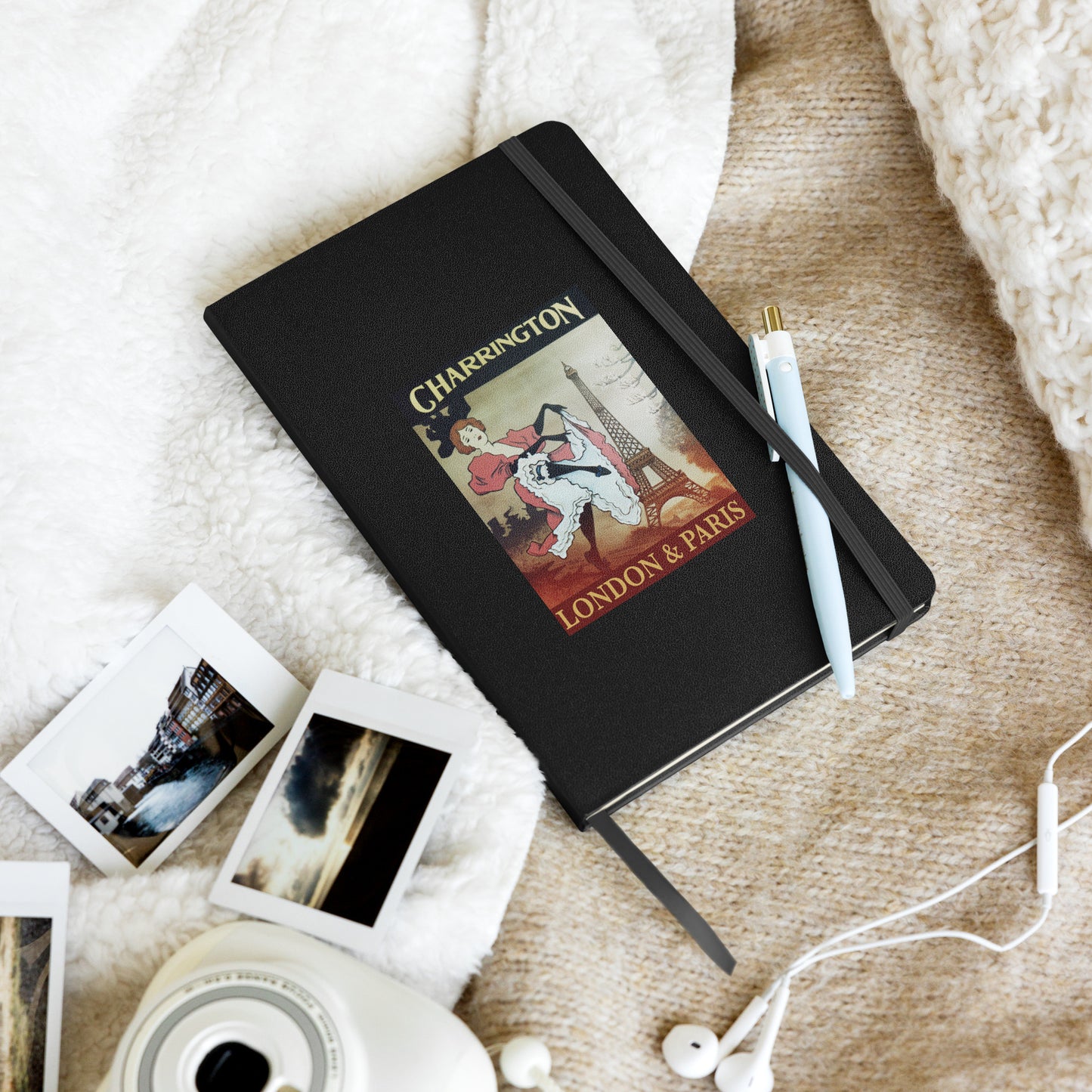 London & Paris 2 Hardcover bound notebook
