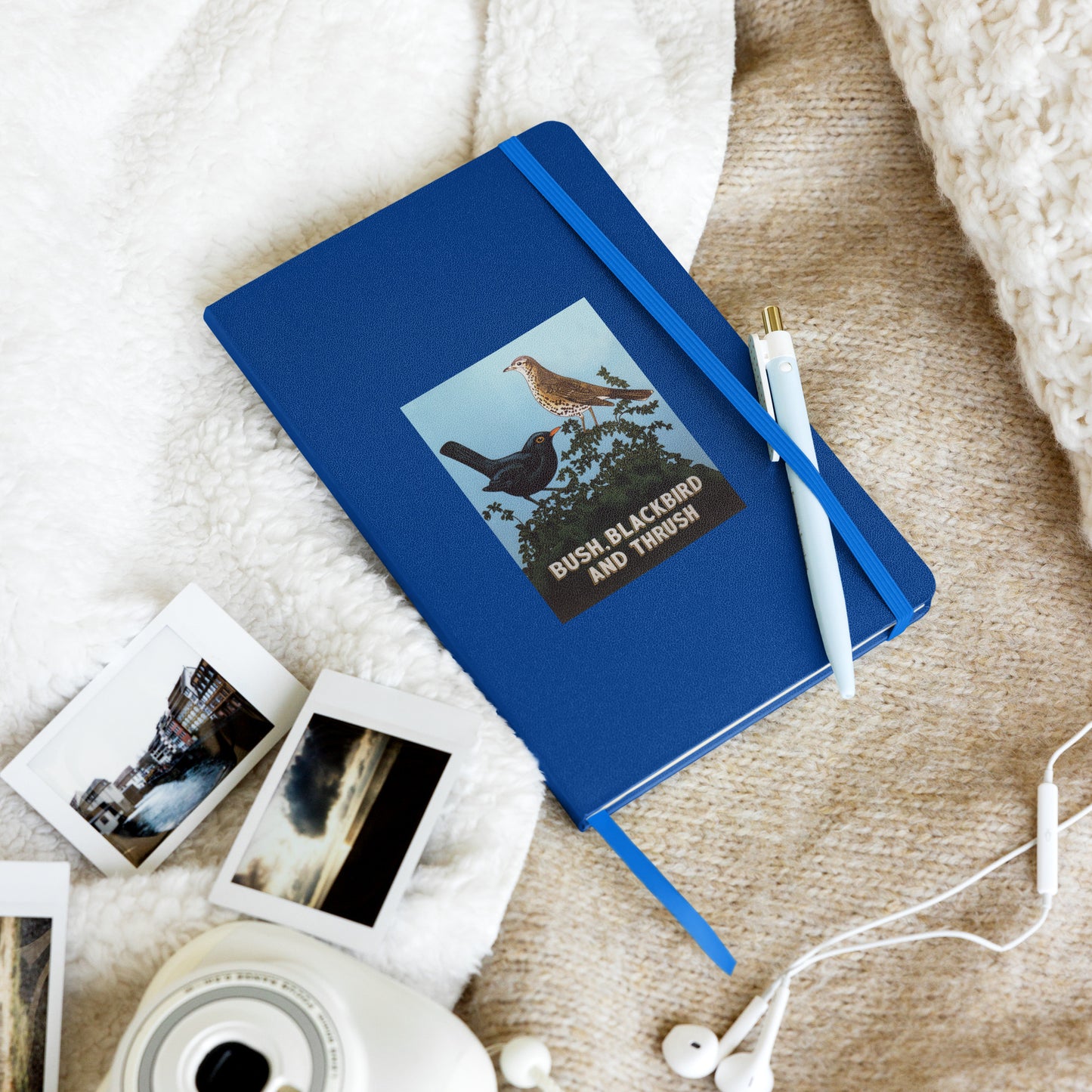 Three Birds Hardcover bound notebook
