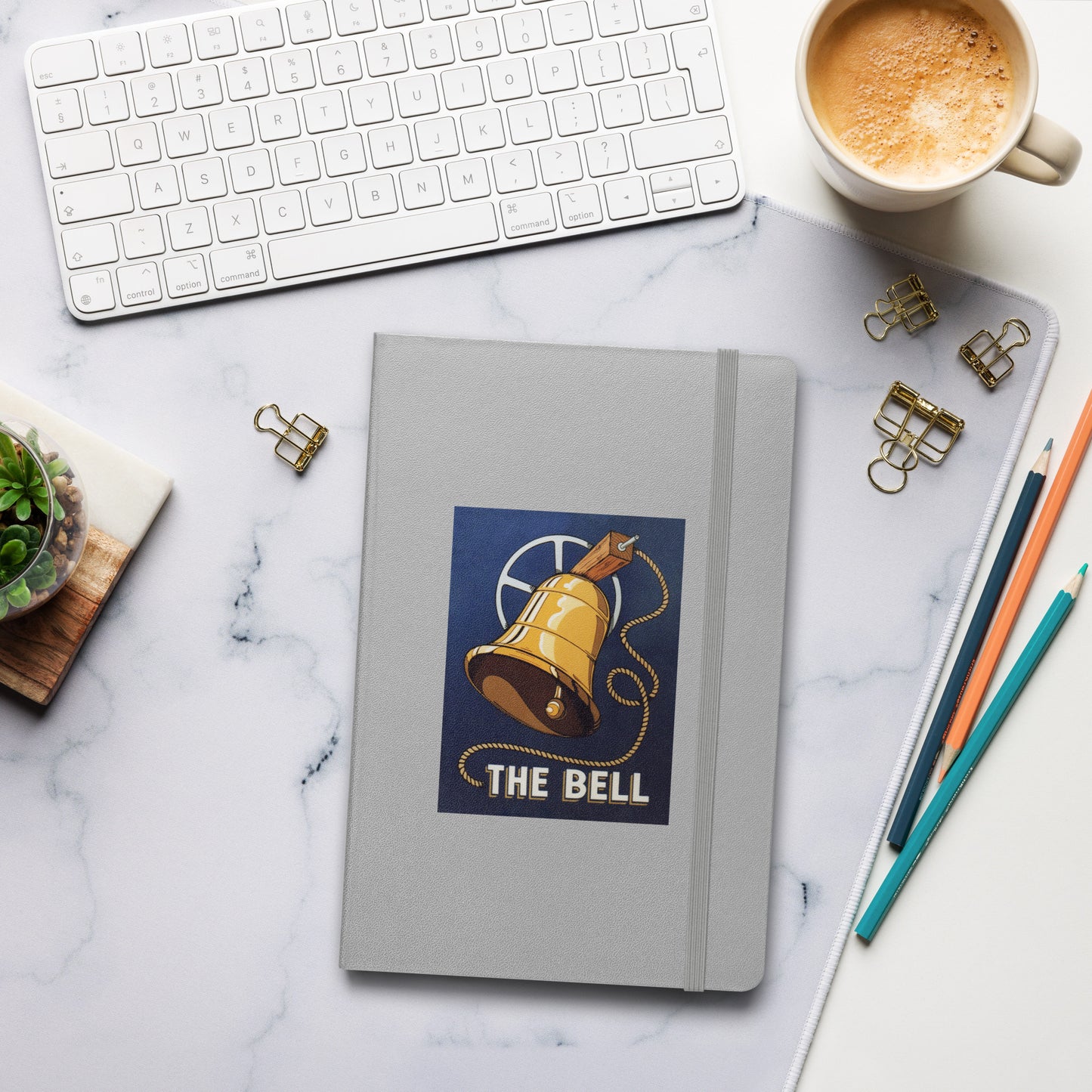 The Bell Hardcover bound notebook