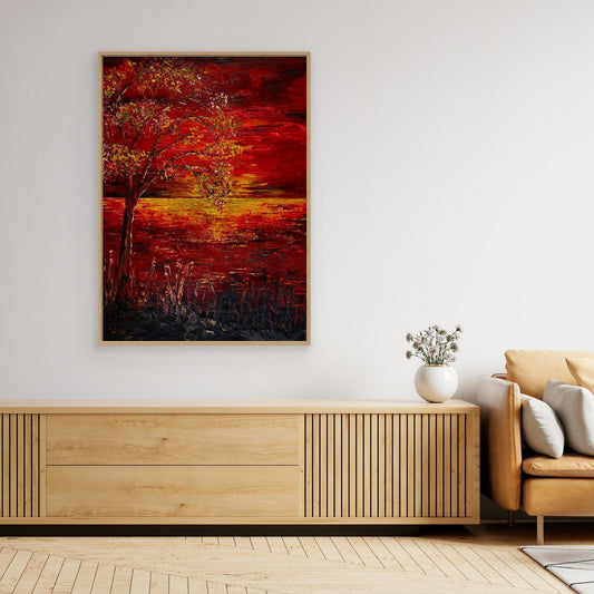 Crimson Solitude by Roger Cane