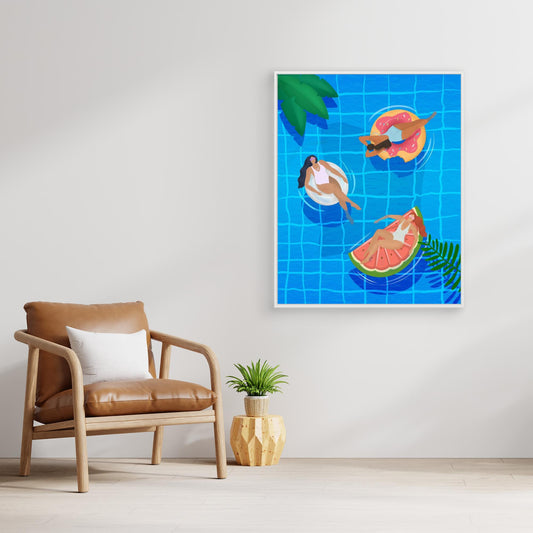 Pool Ladies by Petra Lizde