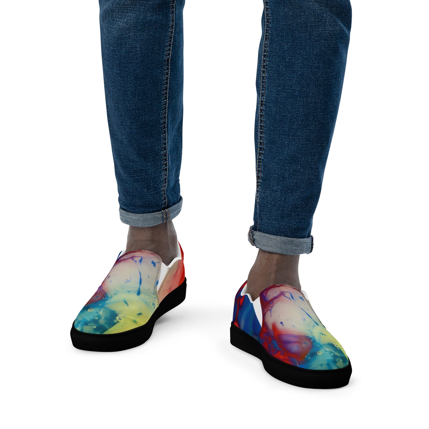 Fluidity 9759 Mens slip-on canvas shoes