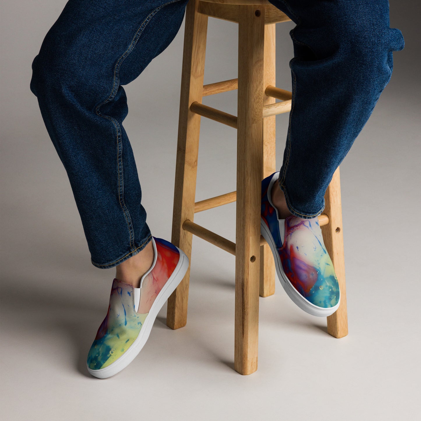 Fluidity 9759 Mens slip-on canvas shoes