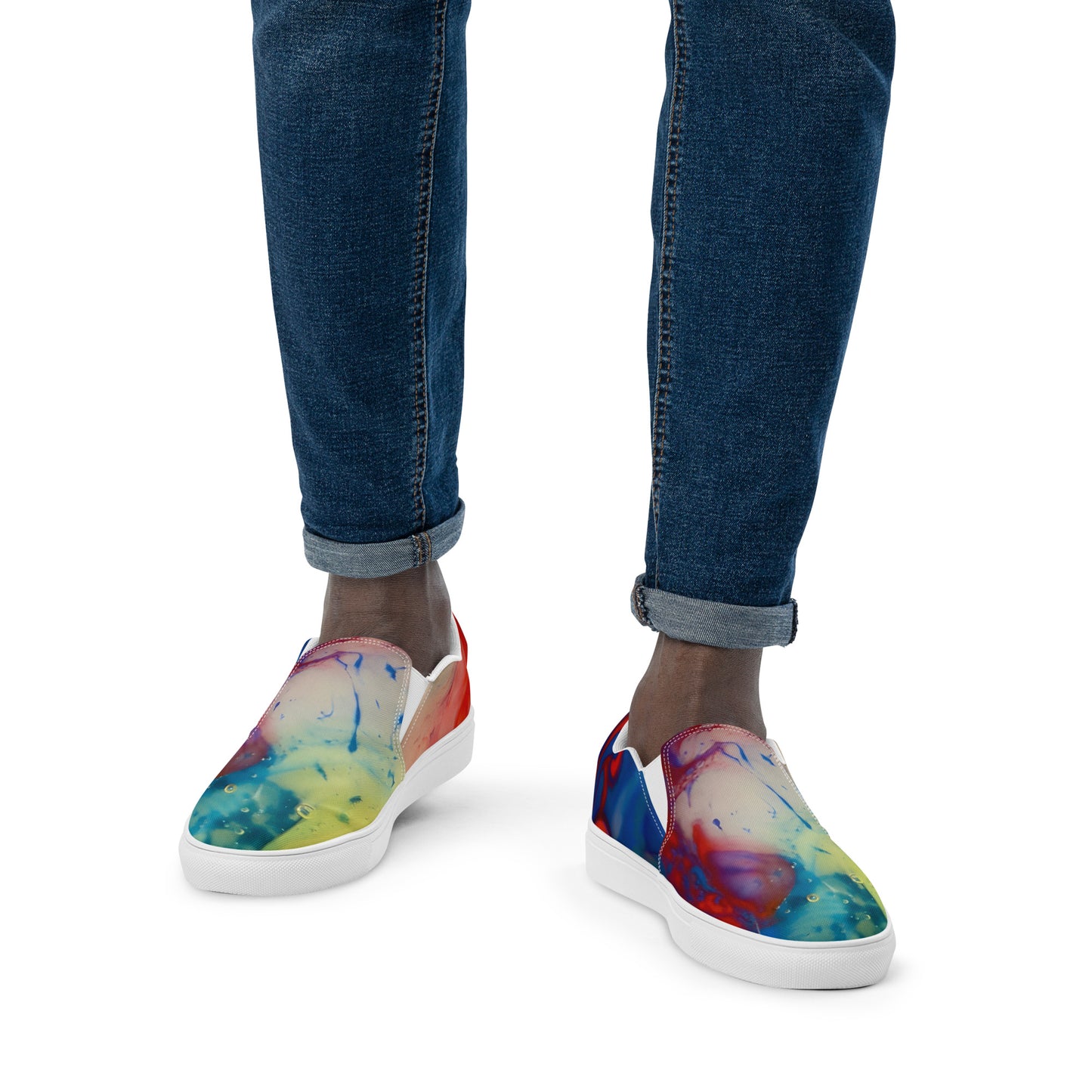 Fluidity 9759 Mens slip-on canvas shoes