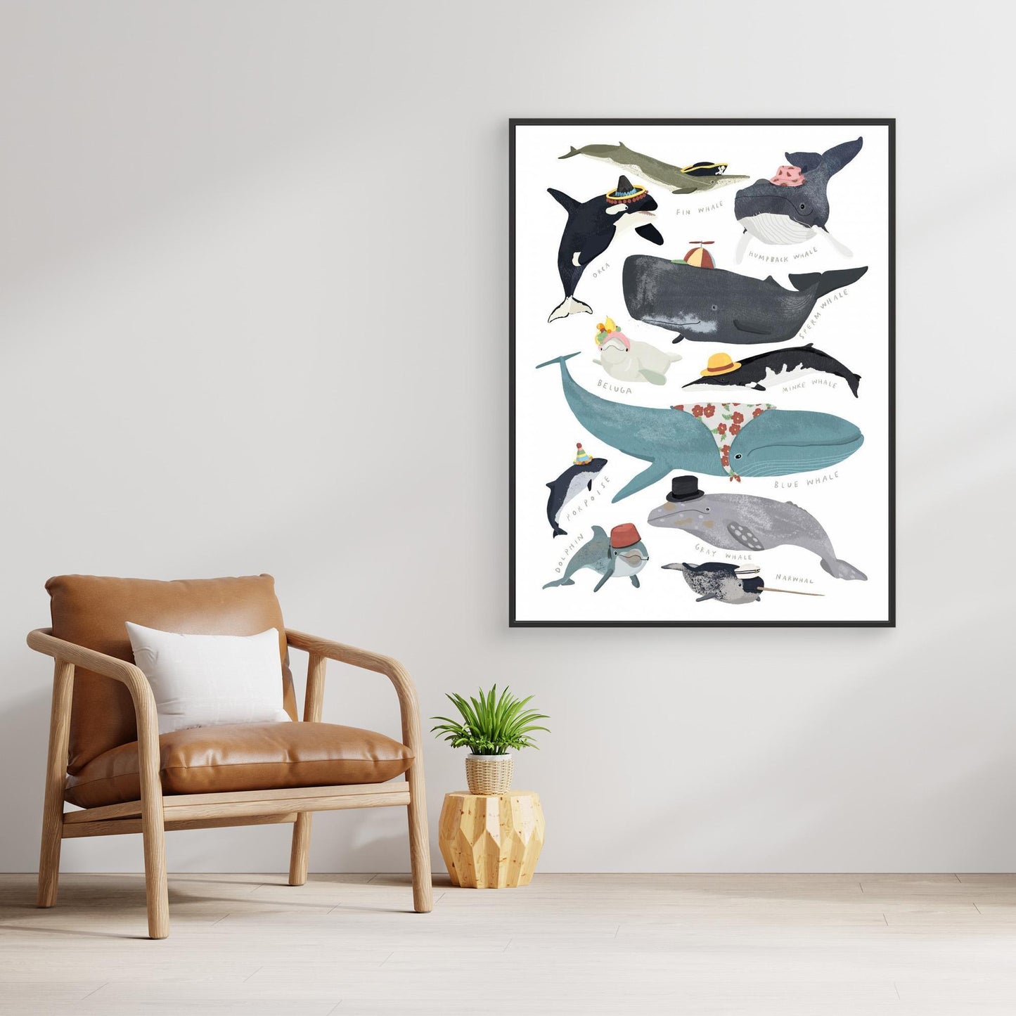 Whales In Hats by Hanna Melin