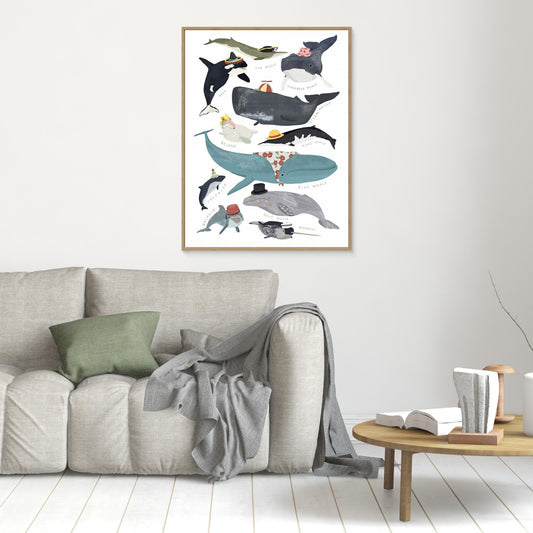 Whales In Hats by Hanna Melin