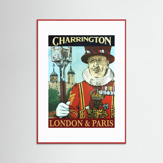 London & Paris Pub sign print by Roger Cane