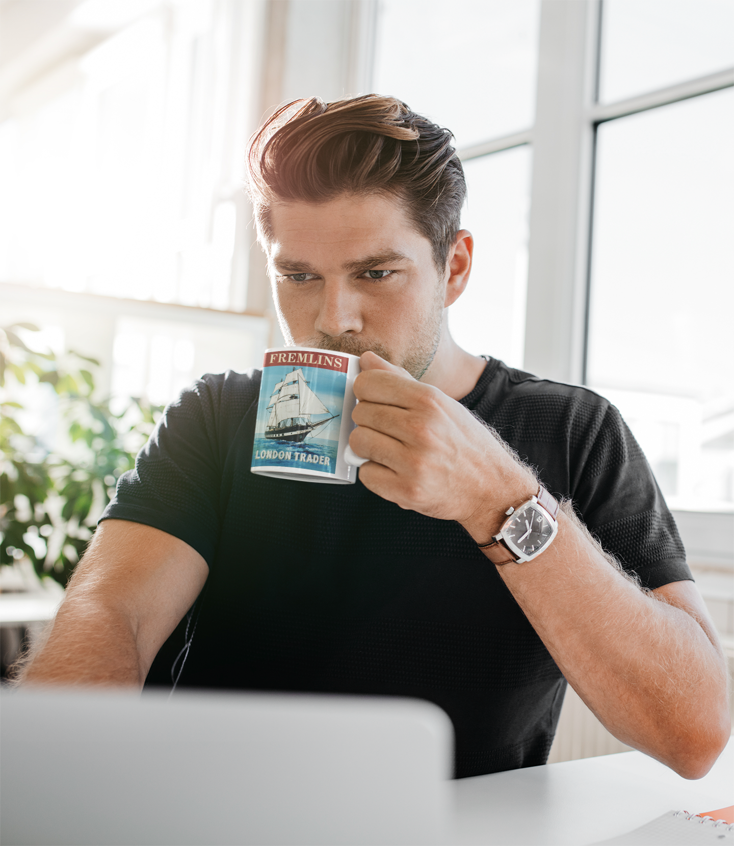 London Trader White Glossy Mug