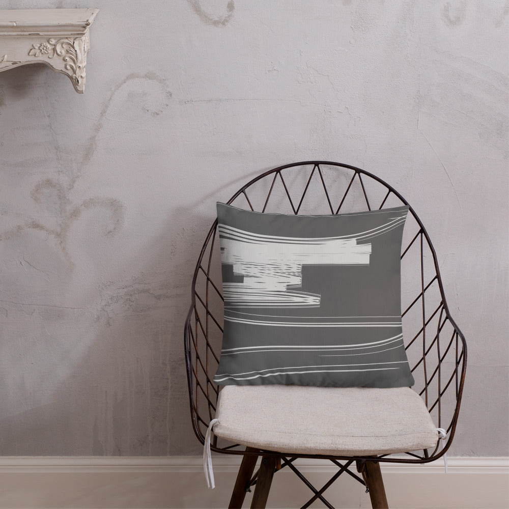 Premium Cushion Lines on Grey