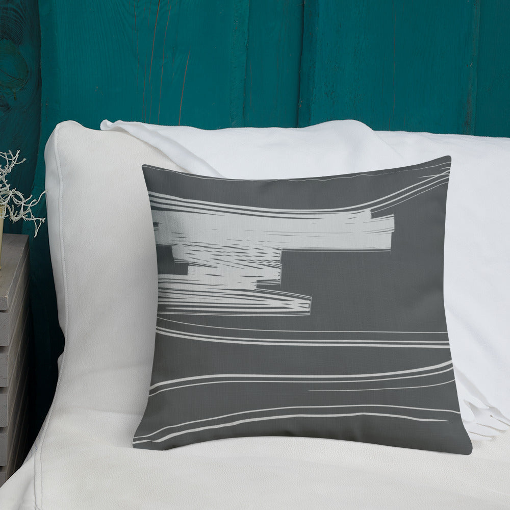 Premium Cushion Lines on Grey