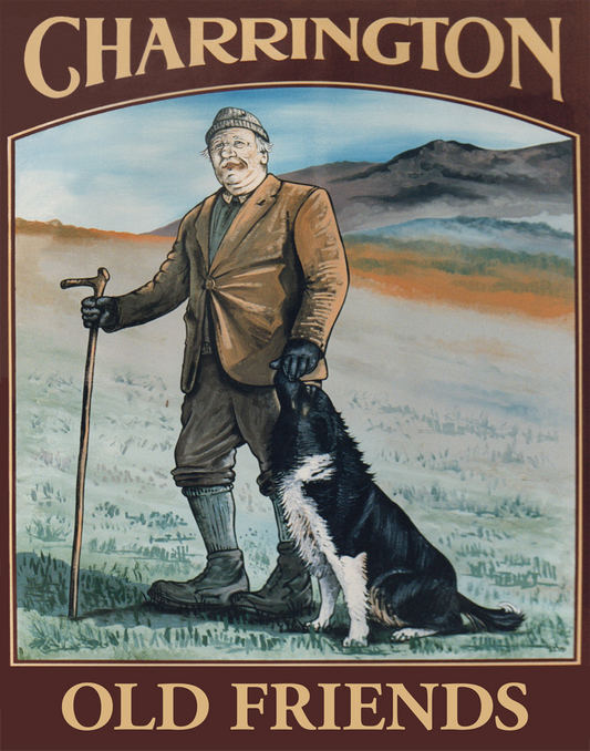 Old Friends White Glossy Mug