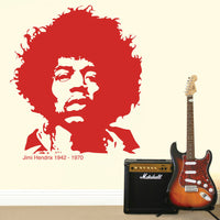 Jimi Hendrix Wall Sticker