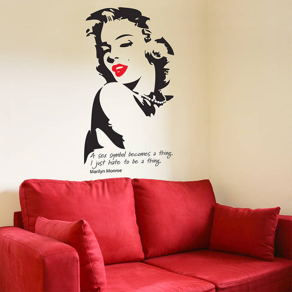 Marilyn Monroe Wall Sticker