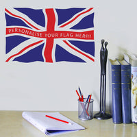 Personalised Fly The Flag Wall Sticker