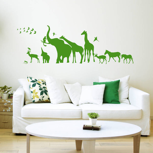 Safari Walk Animal Wall Sticker