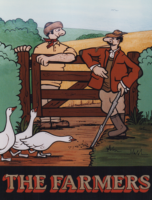 The Farmers White Glossy Mug