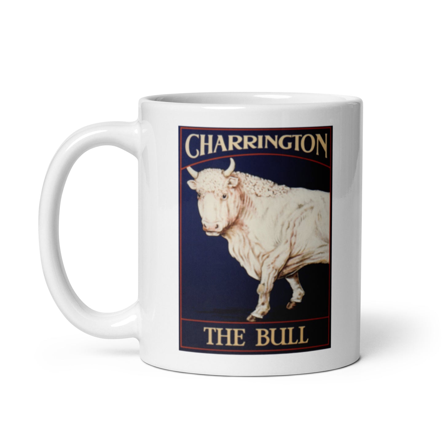 The Bull White Glossy Mug