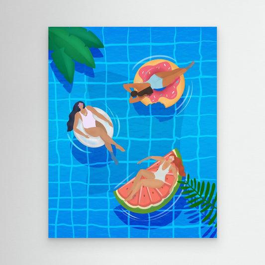 Pool Ladies by Petra Lizde