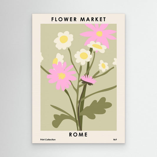 Flower Market Rome by Nktn