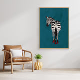 Zebra heels by Sarah Manovski