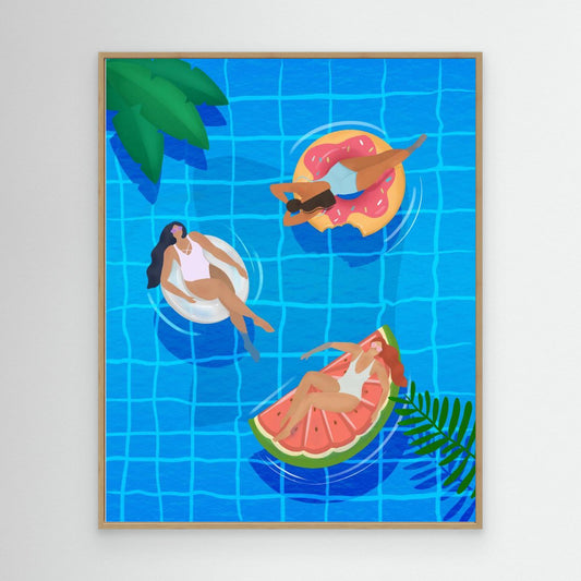 Pool Ladies by Petra Lizde