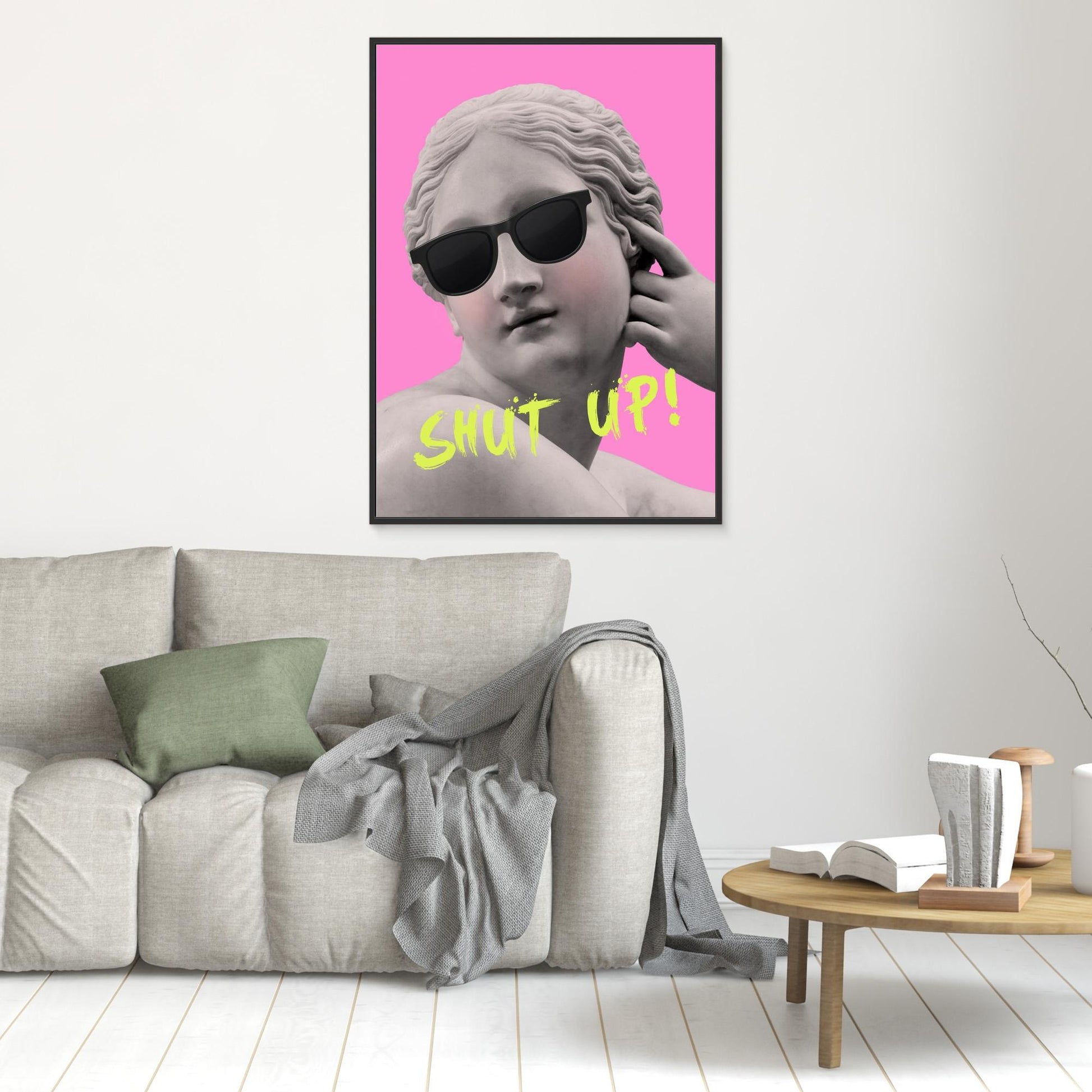 Shutuppinkyellow Ratioiso by Grace Digital Art Co