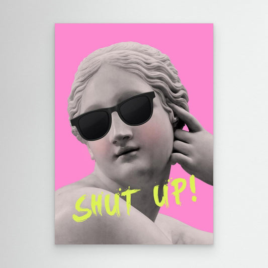 Shutuppinkyellow Ratioiso by Grace Digital Art Co