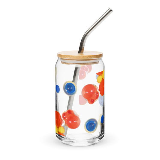 Fluidity Can-shaped glass