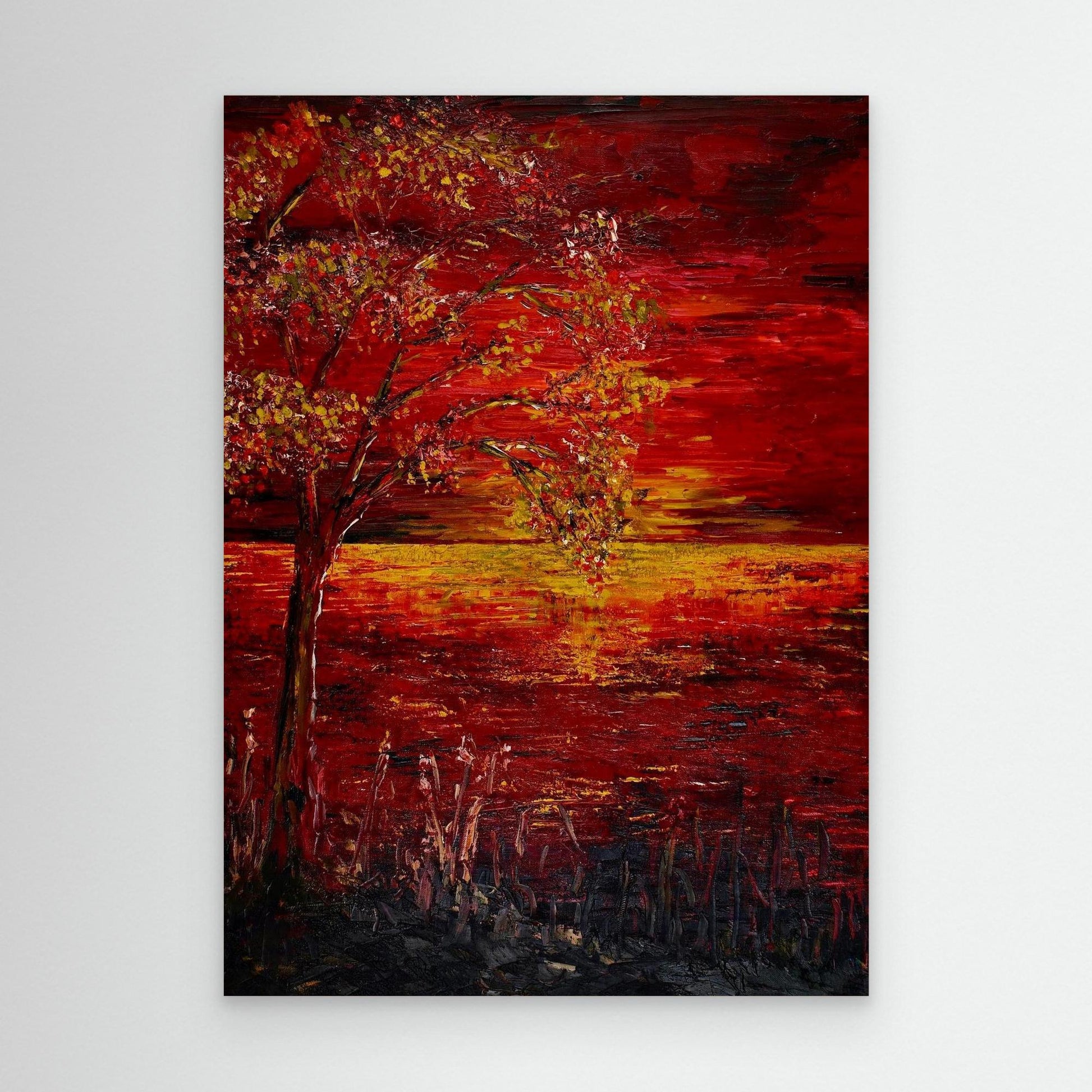 Crimson Solitude by Roger Cane