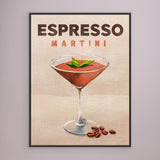 Espresso Martini Cocktail Bar Decor by The Whiskey Ginger