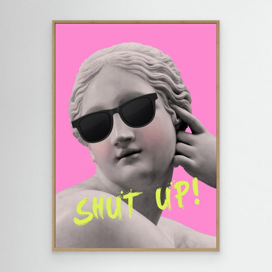 Shutuppinkyellow Ratioiso by Grace Digital Art Co