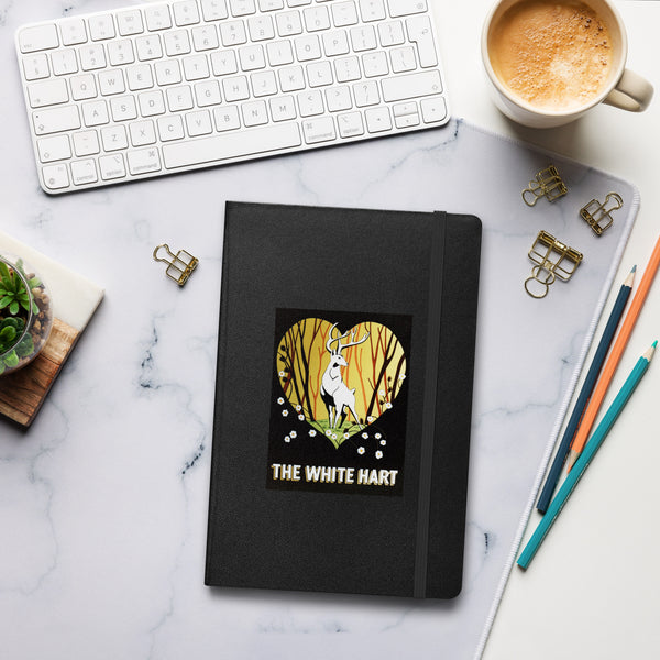 The White Hart Hardcover bound notebook