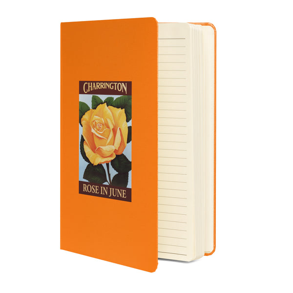 Rose in June Hardcover bound notebook