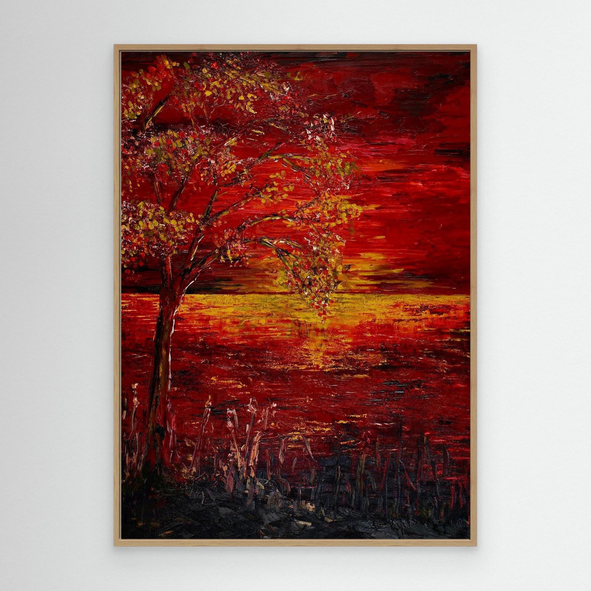 Crimson Solitude by Roger Cane