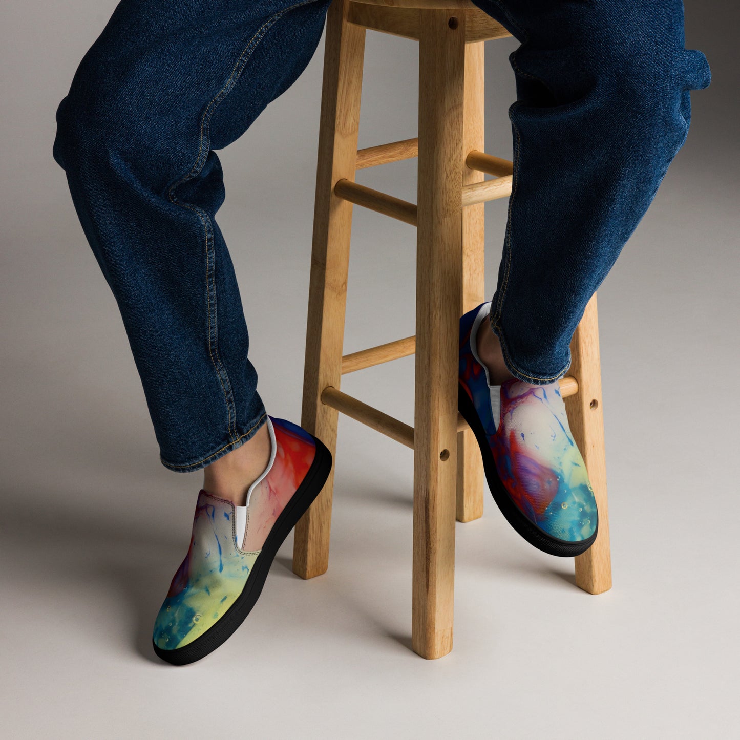 Fluidity 9759 Mens slip-on canvas shoes