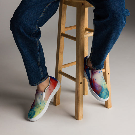 Fluidity 9759 Mens slip-on canvas shoes