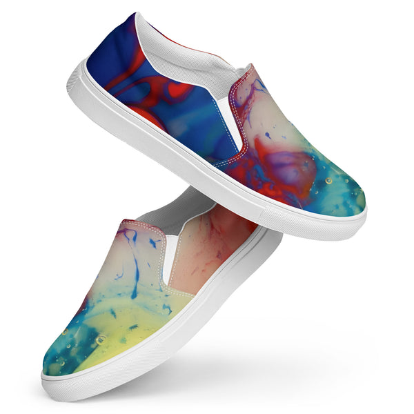 Fluidity 9759 Mens slip-on canvas shoes