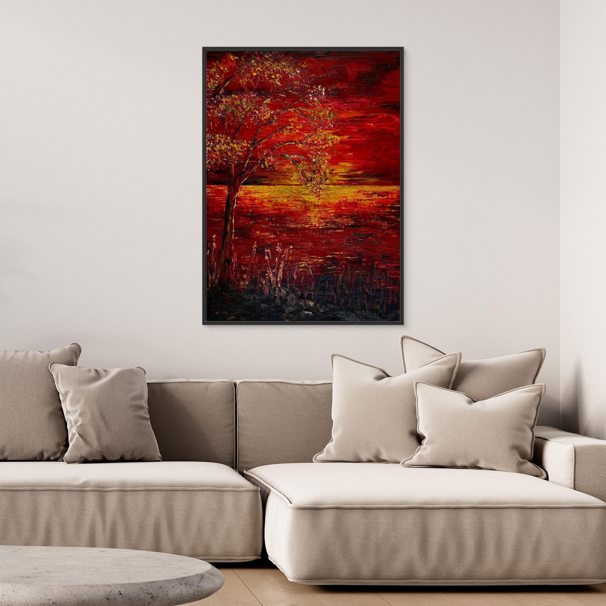 Crimson Solitude by Roger Cane