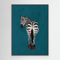 Zebra heels by Sarah Manovski