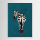 Zebra heels by Sarah Manovski