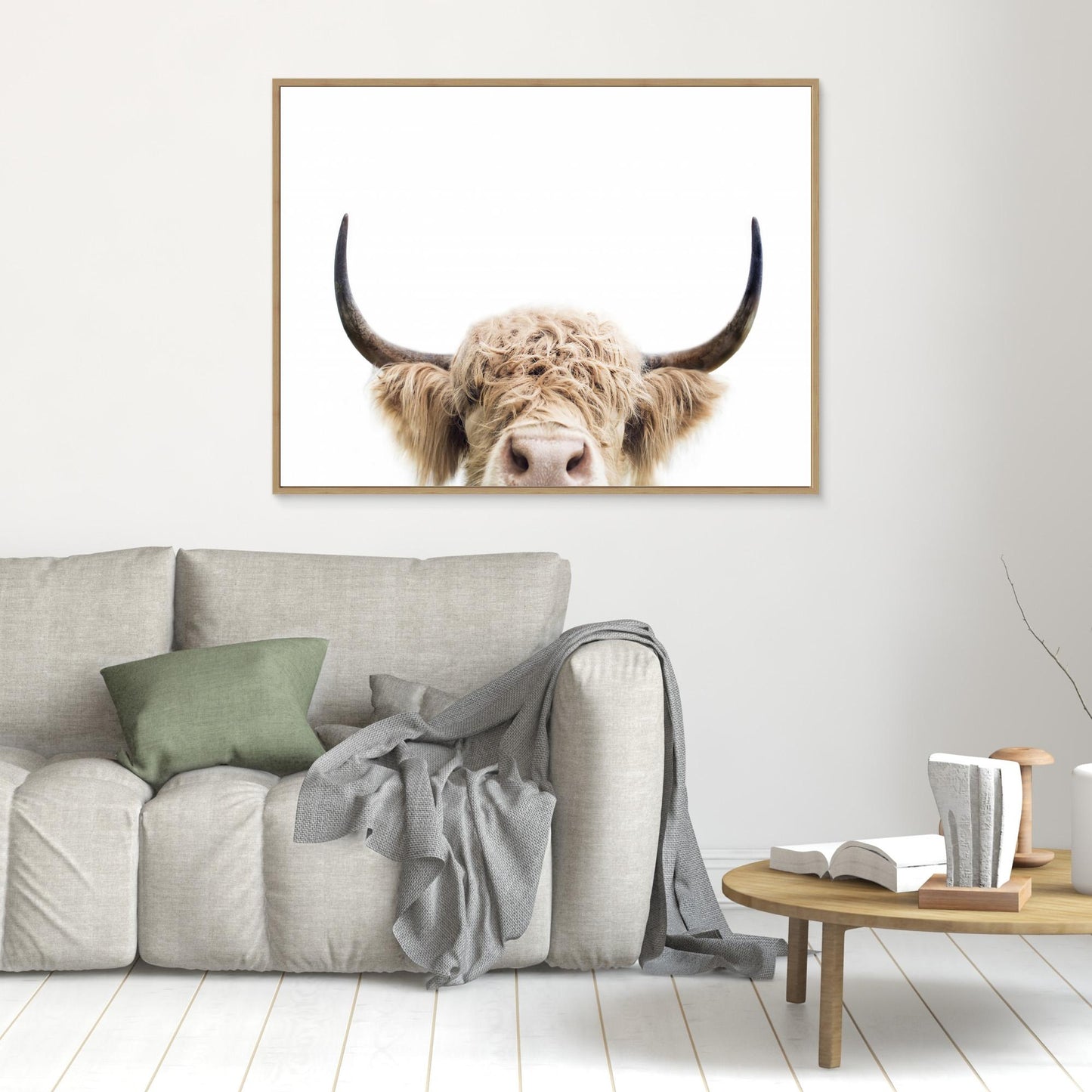 Peeking Cow by Kathrin Pienaar