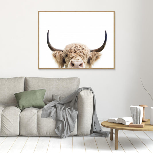 Peeking Cow by Kathrin Pienaar