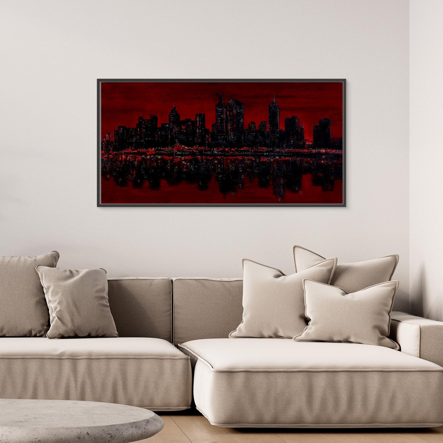 Crimson Skyline by Roger Cane